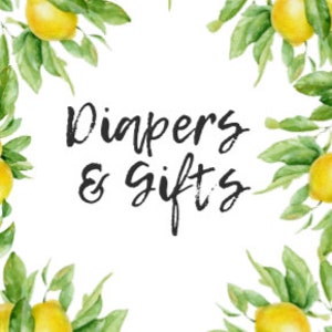 Lemon Themed Baby Shower