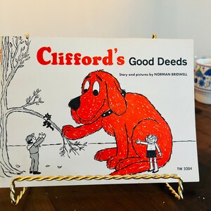 Clifford’s Good Deeds by Norman Bridwell 1975, Excellent Condition, First Edition, Second Printing.