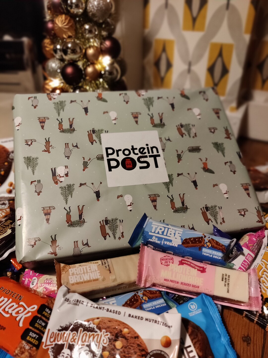 Protein Bar Selection Box Christmas Present 10 BARS for Etsy UK