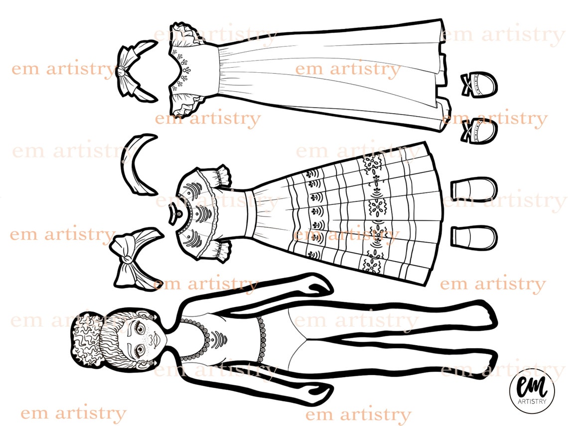 Encanto Paper Dolls Printable