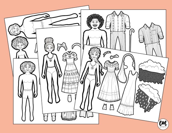 Etsy paper dolls on sale