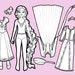 Rapunzel Paper Doll - Etsy