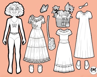 Mirabel Paper Doll