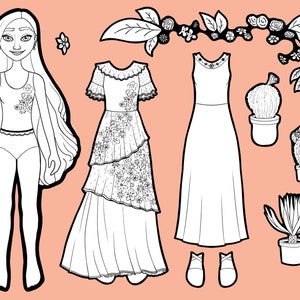 Isabela Paper Doll