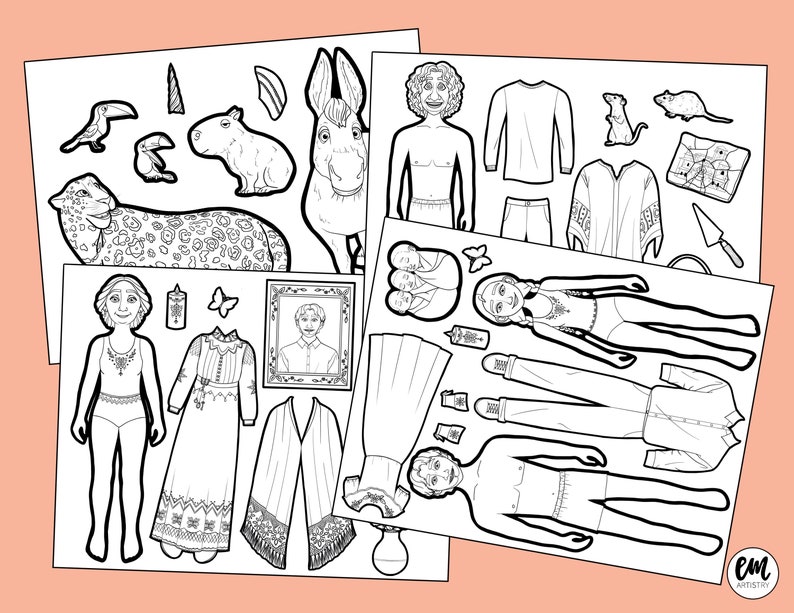 Encanto Paper Dolls Printable Free Get What You Need For Free