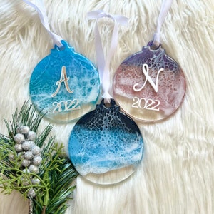 Resin Oceans Christmas Ornament 2023 Year - Custom Ornament