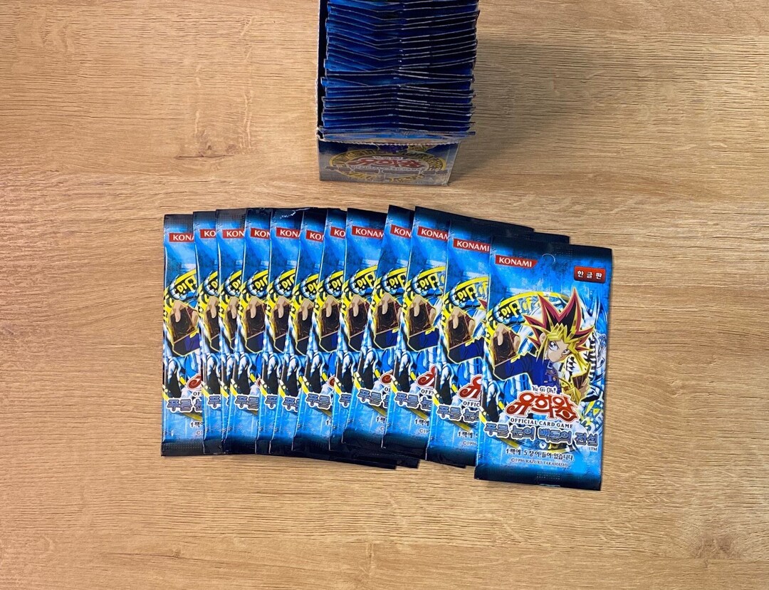 12x LOB Yugioh Korean Booster Packs Etsy