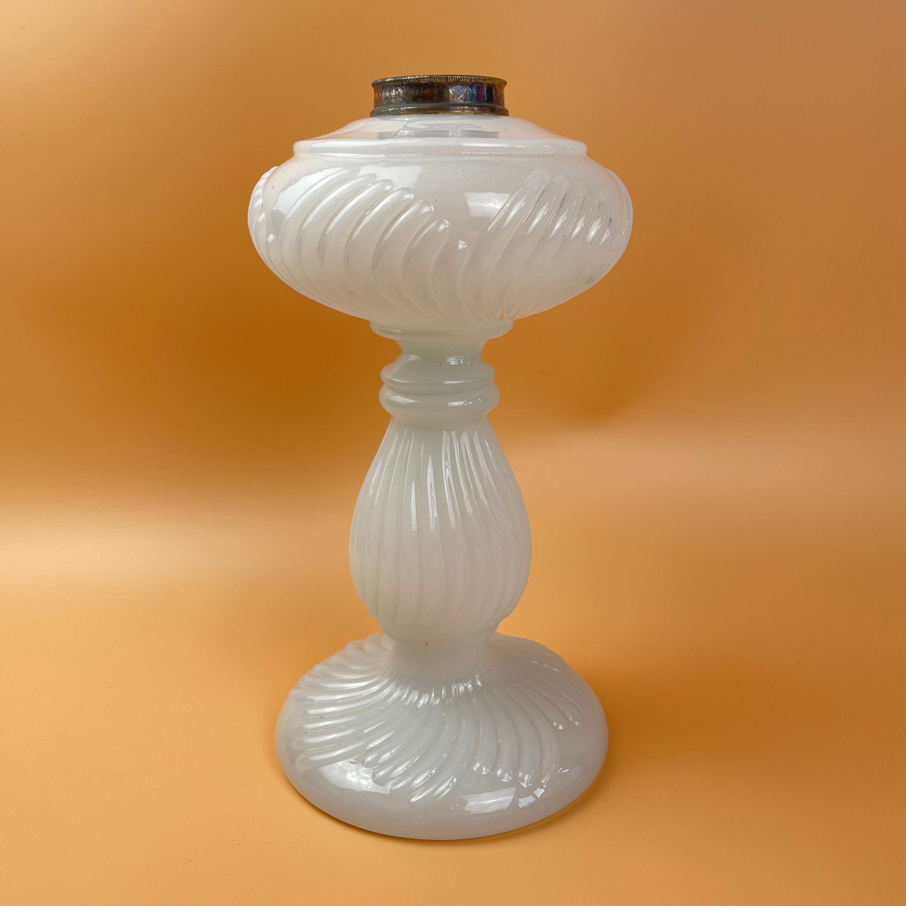 Milk glass 2024 lamps for sale