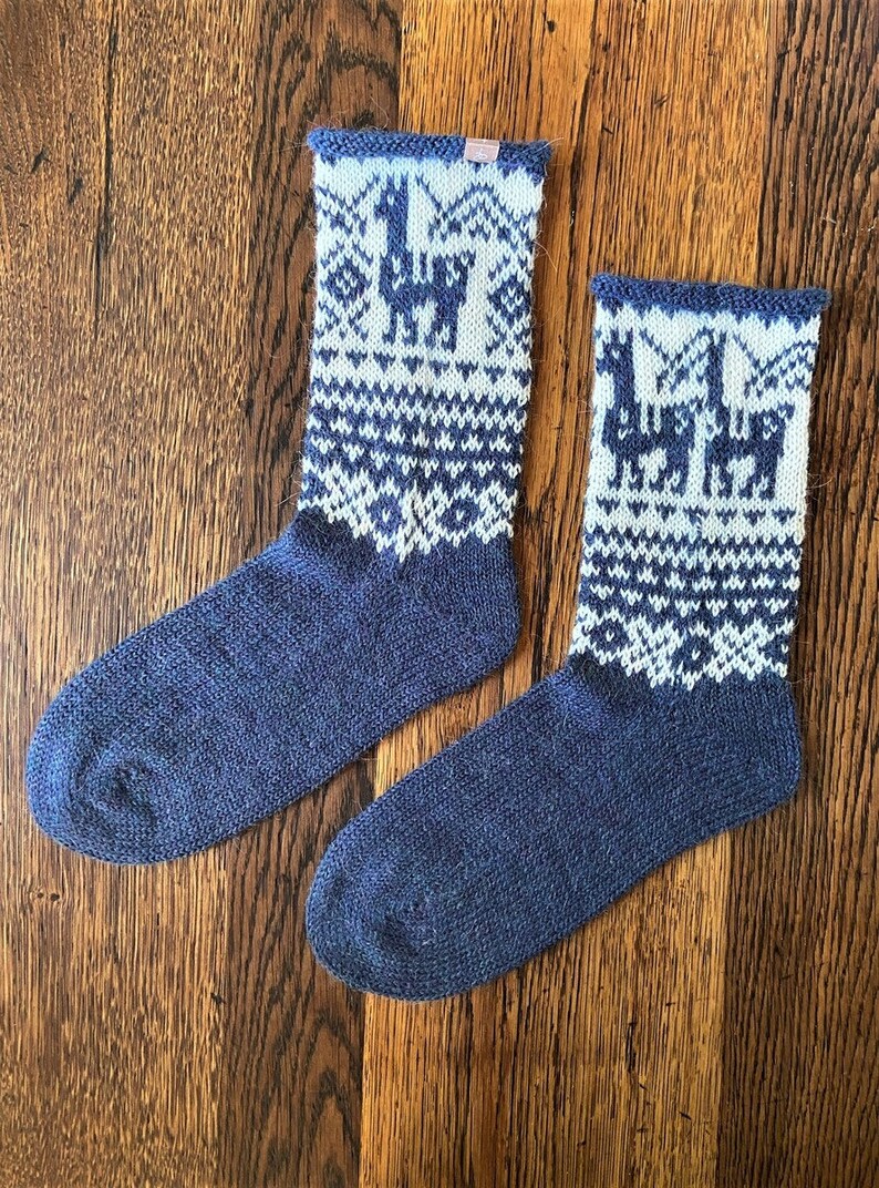 Chaussettes Alpaga Fair Isle image 3