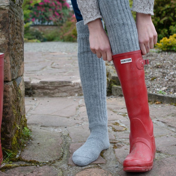 Alpaca Chunky Knee Socks