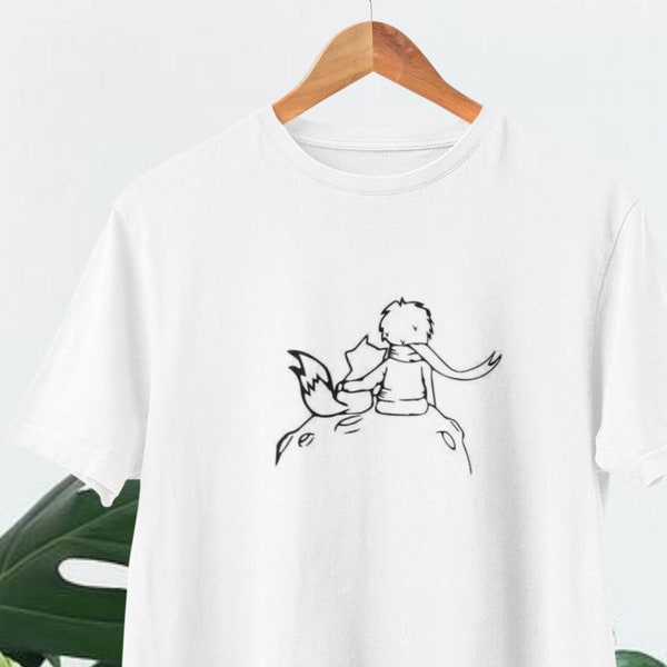 T-shirt Le Petit Prince|T-shirt Le Petit Prince|Antoine de Saint-Exupéry|Cadeau pour les fans du Petit Prince|Cadeau pour les rats de bibliothèque| Personnalisé