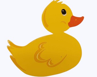 rubber duck for scrapbook or cards, die cut embellishment