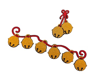 Jingle Bells die cut paper piece