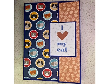 I love my cat themed Spiral Notebook Folio - One of a Kind