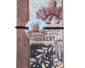 Gingerbread folio for baking memories, recipes, photos and more - One of a Kind