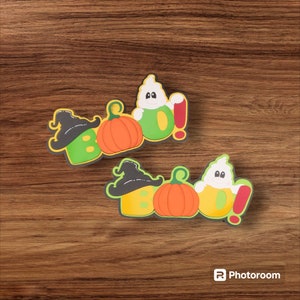 Halloween Boo Title Paper Piece for card or scrapbook layout die cut embellishment
