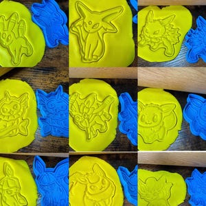 Eve-Stone Pocket Monster Cookie Cutters