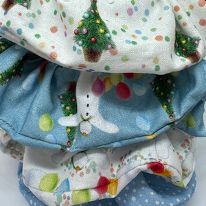 Schneemann Weihnachts Scrunchies