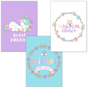 Poster children&#39;s room, 3 pictures for children&#39;s room and baby room decoration, children&#39;s pictures with animals for girls & boys, murals with premium