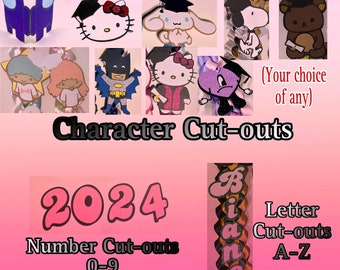 Character Cut-outs ONLY