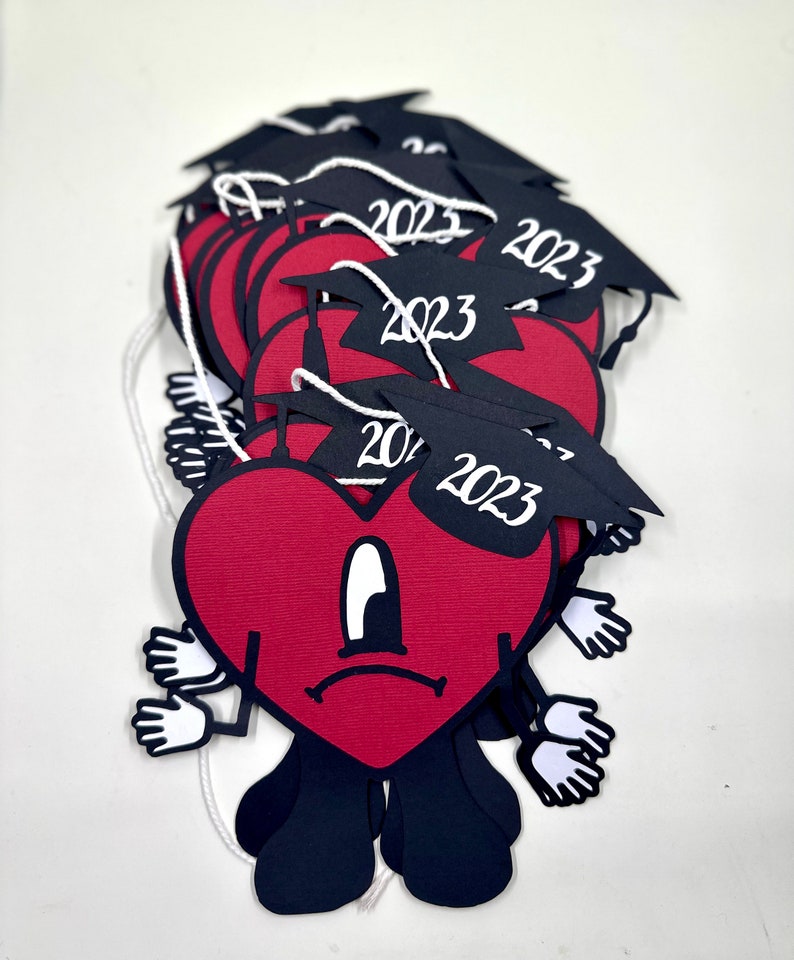 Bad Bunny Graduation Hanging Banner Graduation Party Room Etsy