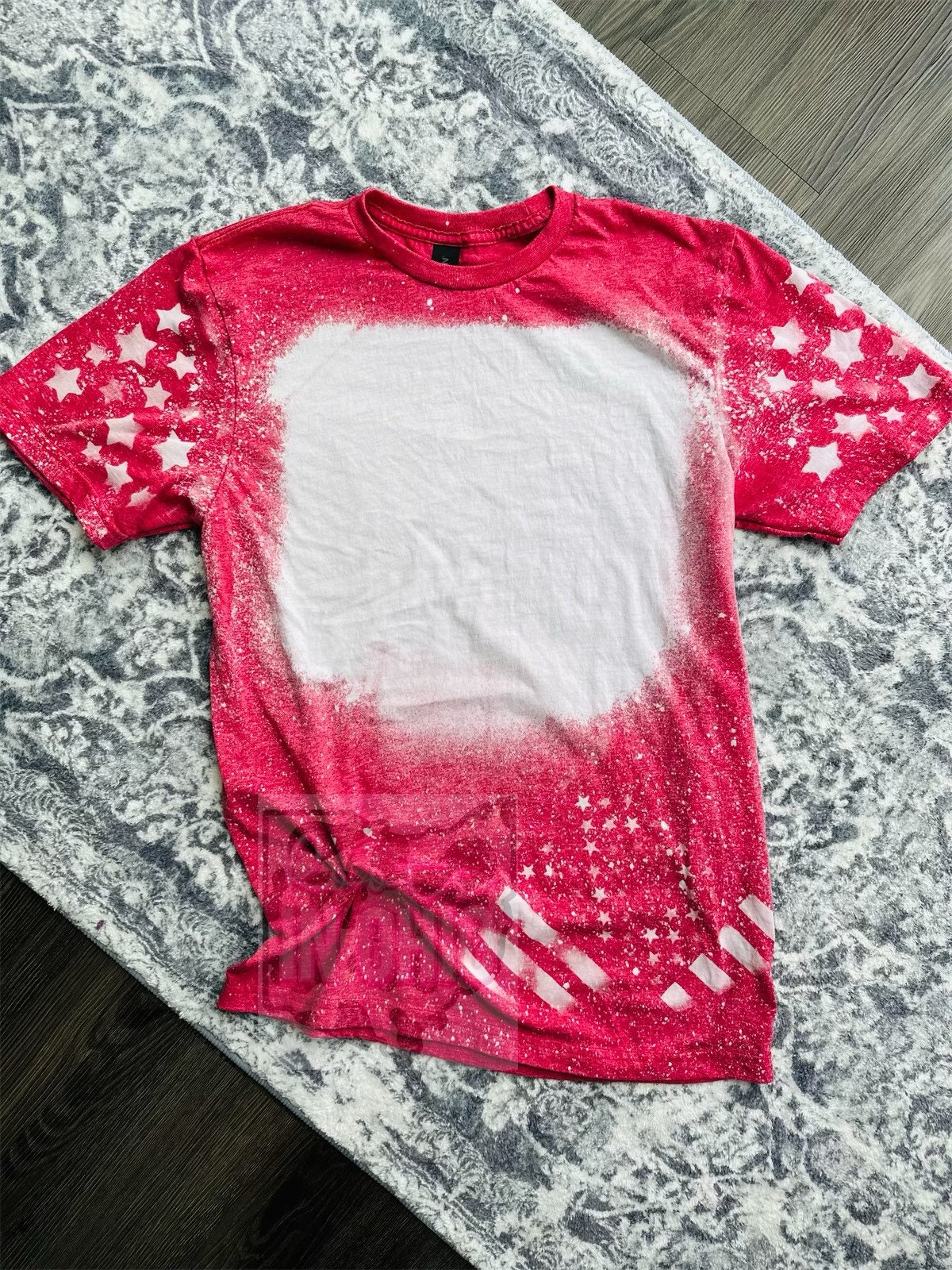 【EXTRAORDINARY】BLEACHED SHIRT RED MUSINSA | EXTRAORDINARY BLEACHED SHIRT RED