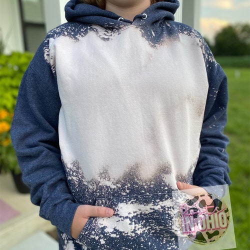 Bleached Blank Hoodie Sublimation Bleached Blank Hoodie Etsy