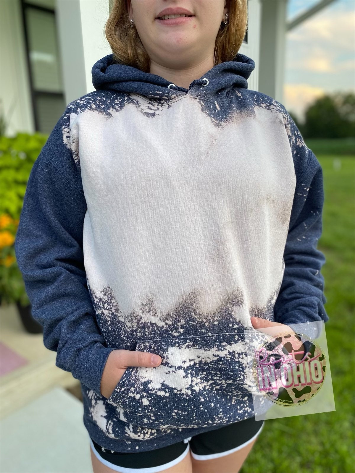 Spray bleach sweatshirt hotsell