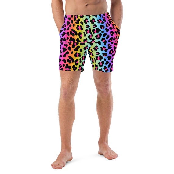 Gay pride swim trunks sale