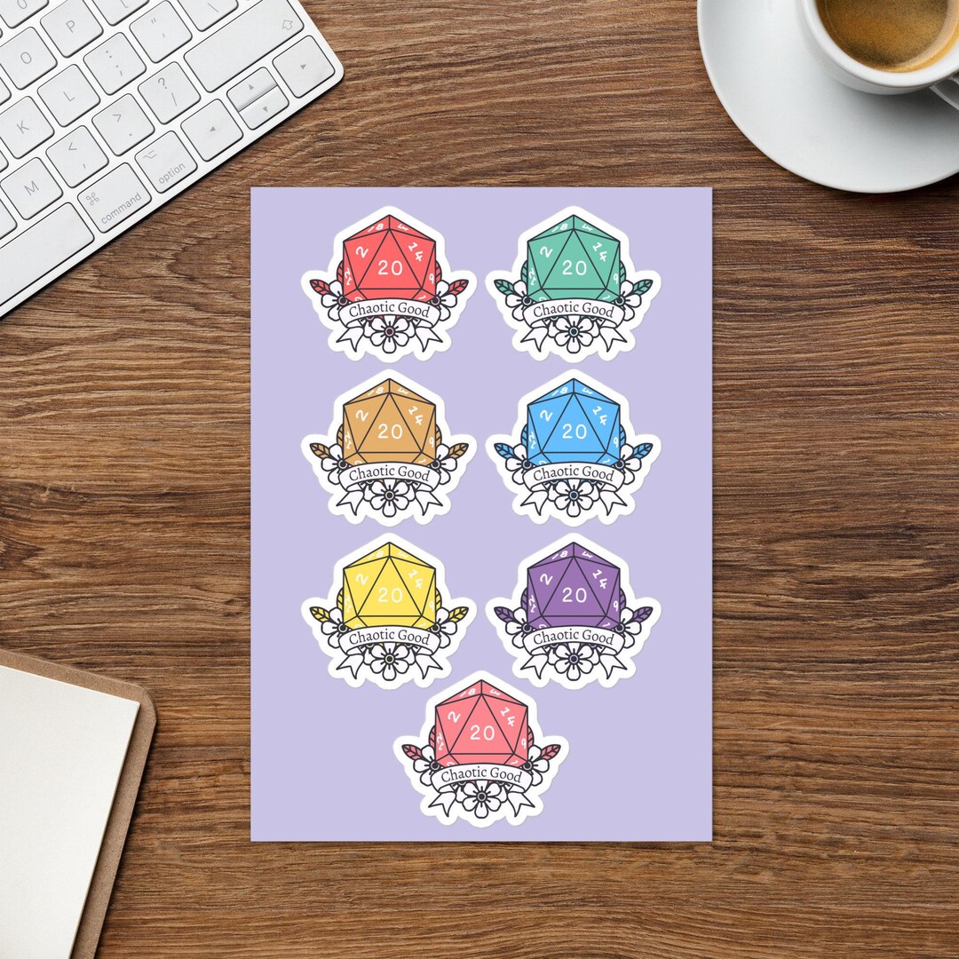 Dnd Switch Sticker DND Sticker Custom D20 Sticker DND Gift Dungeon Master Gift DND Gift ...