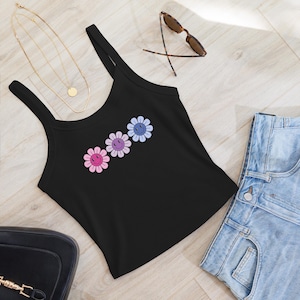Bi Pride Crop Top Discreet Bisexual Pride Shirt Bi Pride OutfitBi Flag Subtle Bisexual Pride Flag Pride Crop Top Sapphic Queer Crop Top WLW
