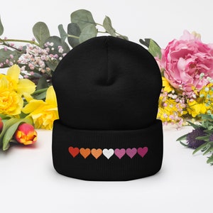 Subtiele lesbische trots muts | Lesbische muts | Lesbische hoed | Lesbische trots | Lesbische vriendin cadeau |