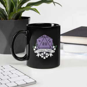 Dungeon Master M DND Gift DM Gift TTRPG Gamers Custom Character Mug
