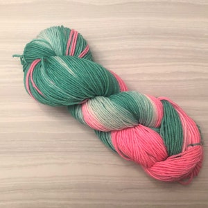 Gradient "I Carried a Watermelon" DK Yarn - Hand-dyed - Ready-to-ship