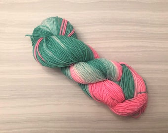 Gradient "I Carried a Watermelon" DK Yarn - Hand-dyed - Ready-to-ship