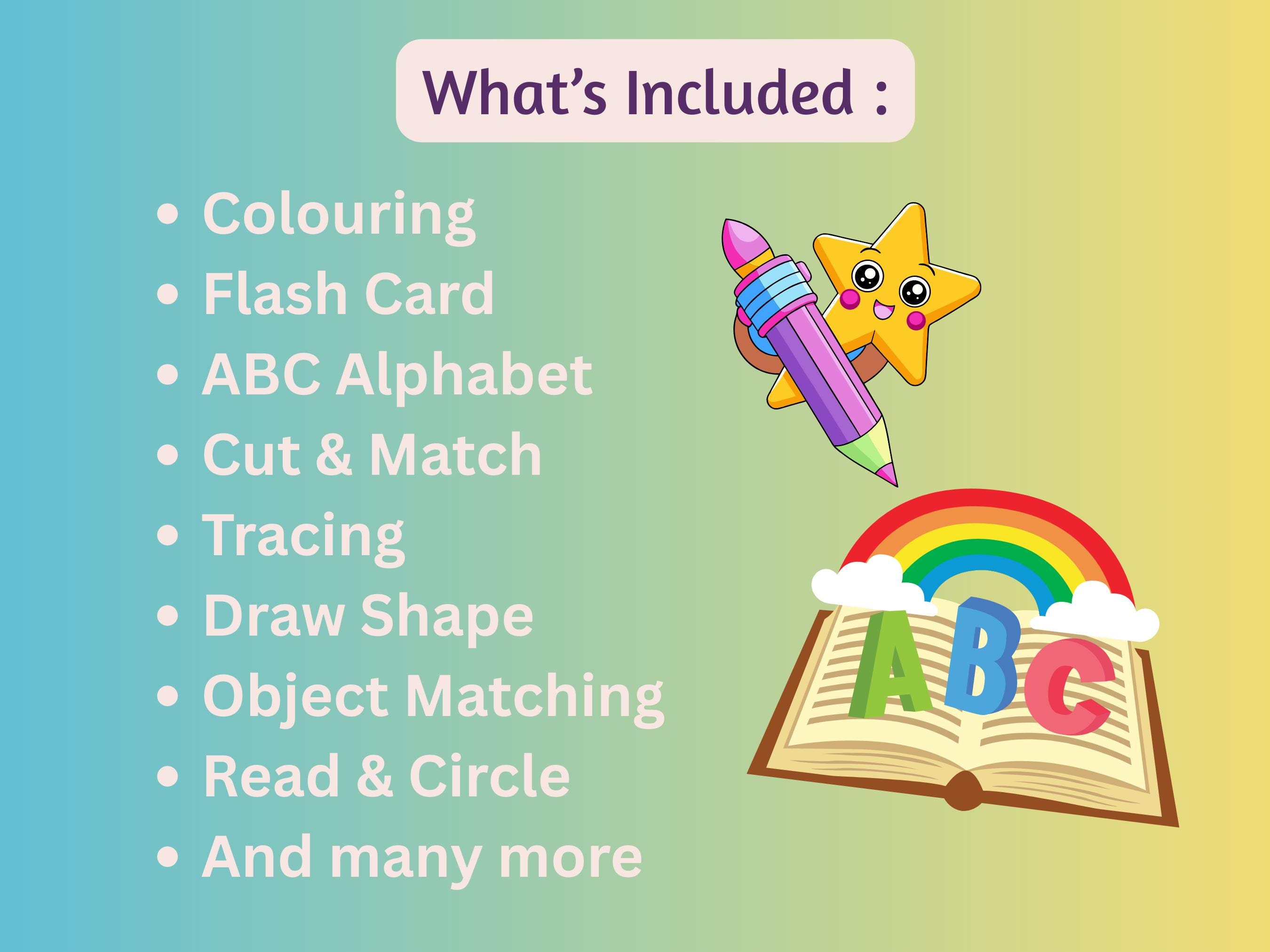 35,500 Kids Education, Colouring Pages, Learning Bundle, ABC Pages, PLR ...