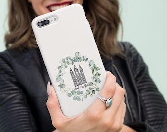 Tough Phone Case Think Celestial General Conference Missionary Gift Young Women Relief Society Temple Worker Birthday Present Christmas Gift