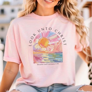 Look Unto Christ LDS 2025 Youth Theme Shirt Look Unto Christ Shirt LDS Youth Theme 2025 LDS Young Women Gift Girls Camp 2025 Leaders