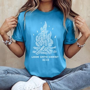 2025 Look Unto Christ Youth Theme Shirt Look Unto Christ Camp Shirt LDS Youth Theme Look Unto Christ Gift Young Women Girls Camp Leaders