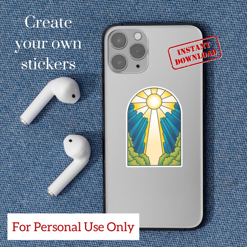 2025 LDS Youth Theme Stickers PDF Come Unto Christ Emblem Downloadable