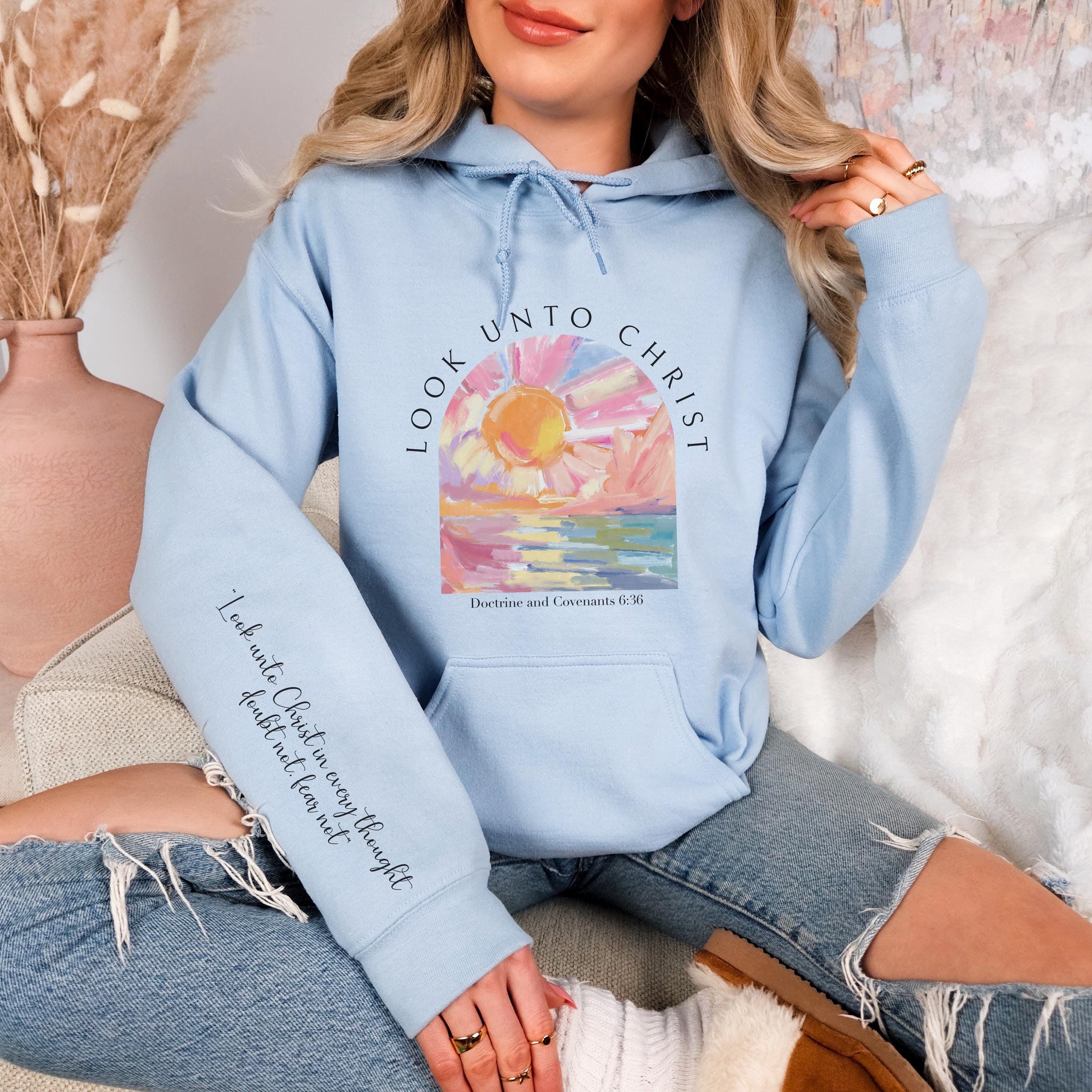 Right Sleeve LDS 2025 Youth Theme Hoodie Disciple of Christ LDS Young Women Presidency Young Men Leaders Men Camp 2025 Hoodie