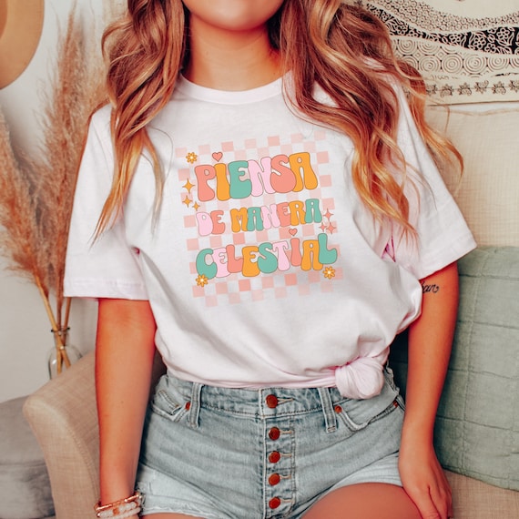 Piensa De Manera Celestial Conferencia General Playera SUD Para Mujeres Citas De Conferencia General Mujeres Jovenes Regalo Playeras Etsy Canada