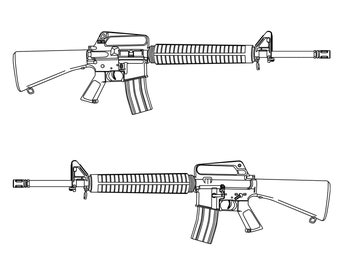 M16 Rifle - Etsy