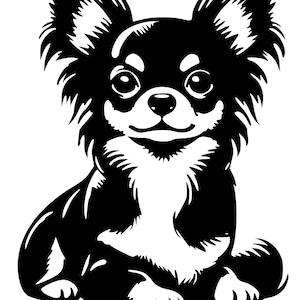 Chihuahua Svg File, Chihuahua Vector, Chihuahua mom, Chihuahua Dad, Chihuahua Vector, Chihuahua Clipart, Chihuahua Silhouette