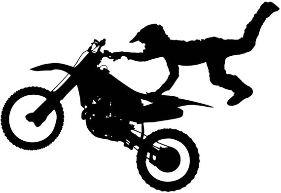 Motorcycle Silhouette Bicycle Motocross, dirt, bicycle, bicycle Accessory,  vehicle png