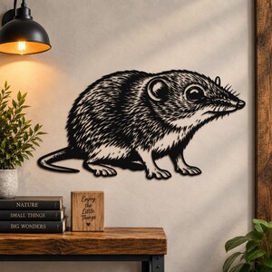 Shrew SVG | Shrew Silhouette SVG | Woodland Animal SVG | Mouse Shrew Line Art | Wildlife Animal svg | Forest Animal Cut File
