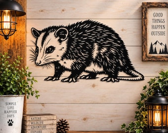 Opossum SVG | Opossum Silhouette | Cute Opossum SVG | Woodland Animal Svg | Funny Possum SVG | Cricut Animal Cut File