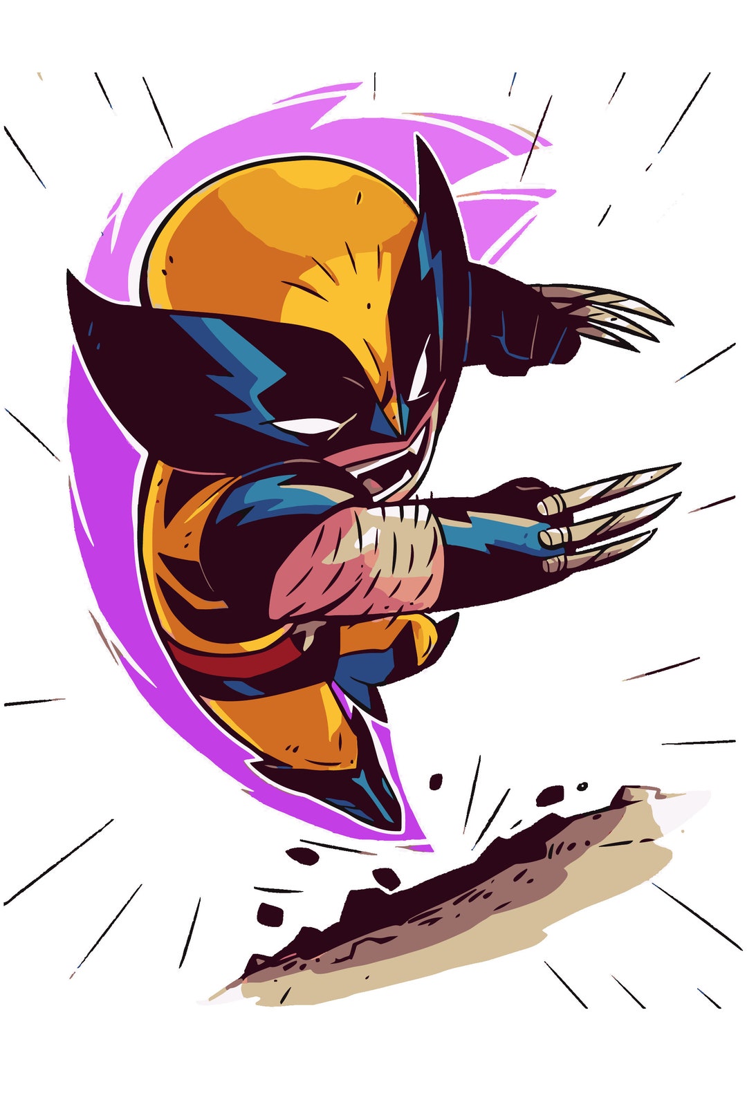 Baby Wolverine Svg, Little Wolverine Svg, Logan Svg, Baby X-man Svg