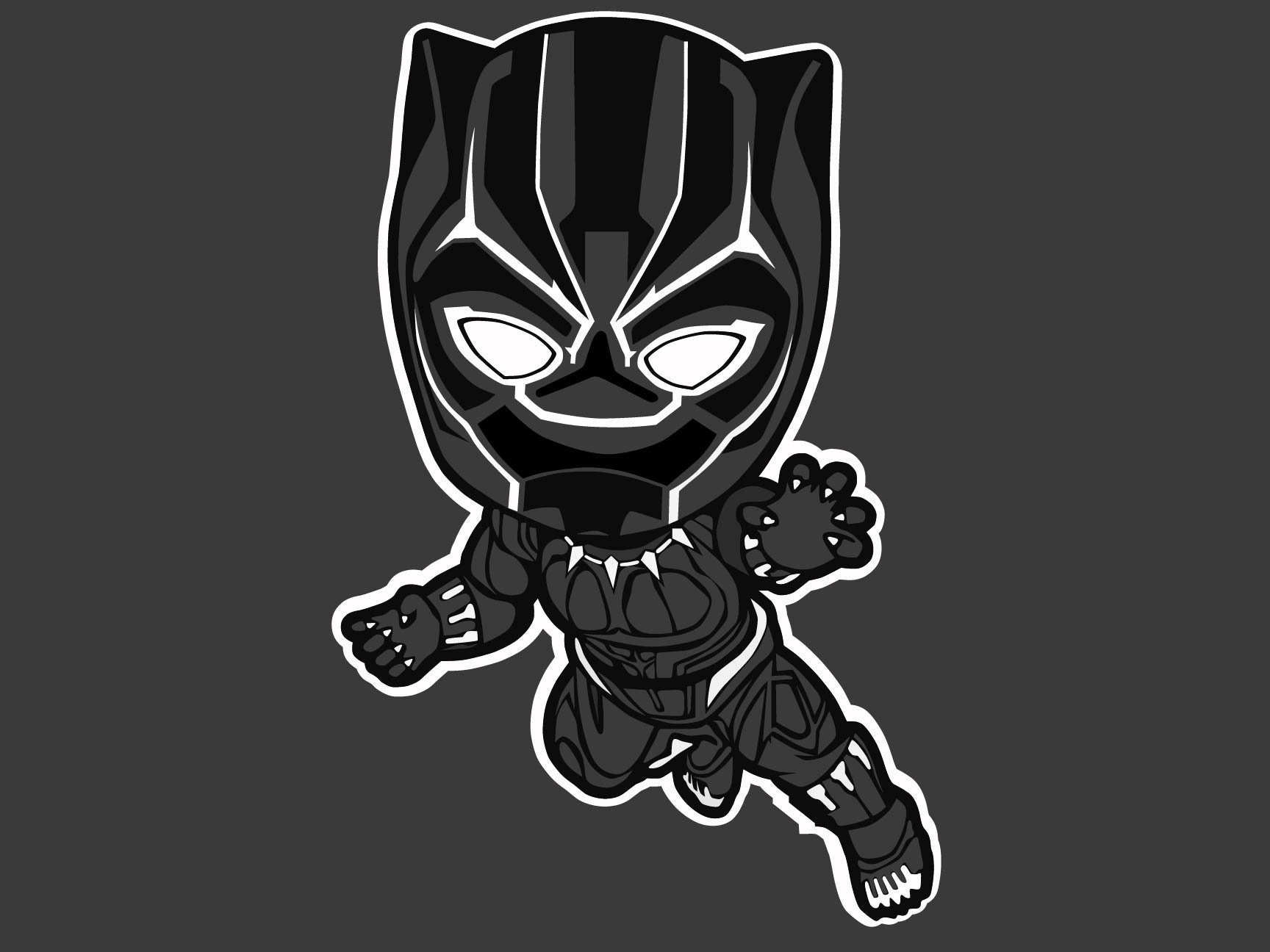 Black Panther Svg, Black Panther, Marvel Svg, Avengers Svg, Superhero