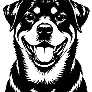 Raza de perro rottweiler, Rotti Svg, Rott face Clipart, Svg,png,jpeg,eps,Dxf, descarga instantánea